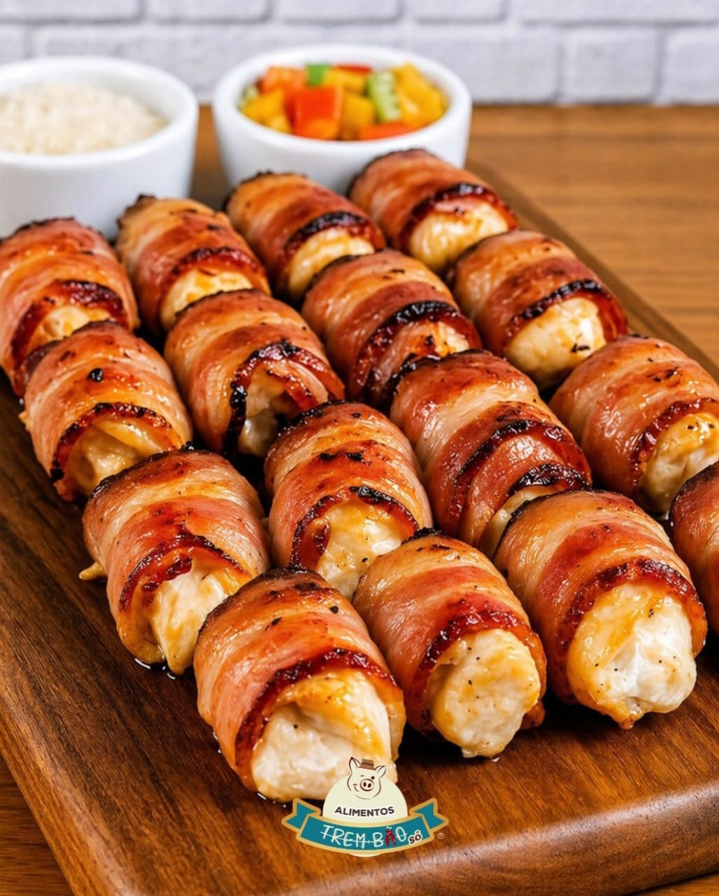 Filé de frango com bacon