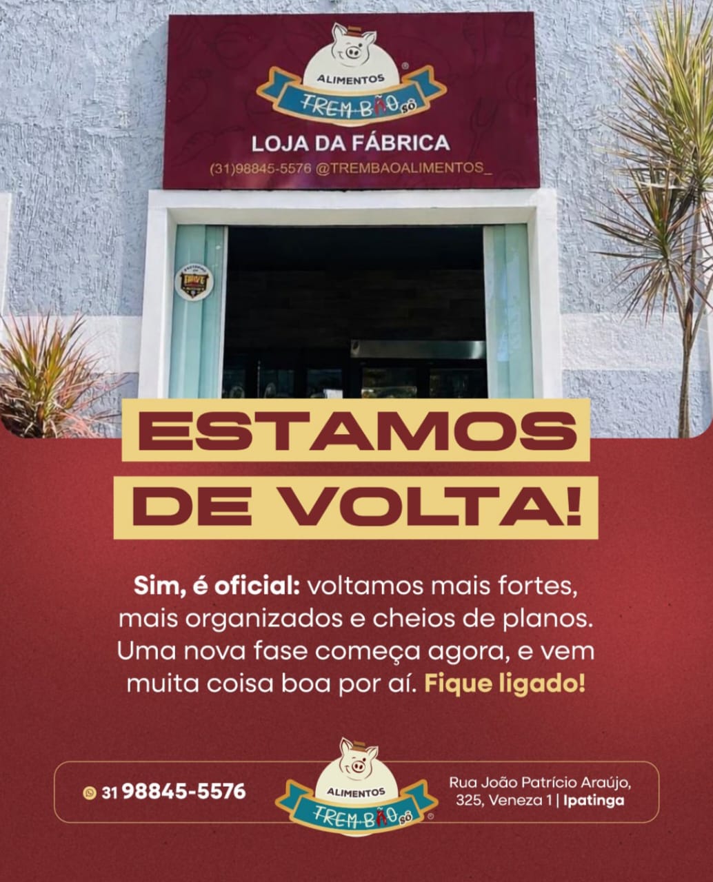 Loja da Fábrica Trem Bão em Ipatinga